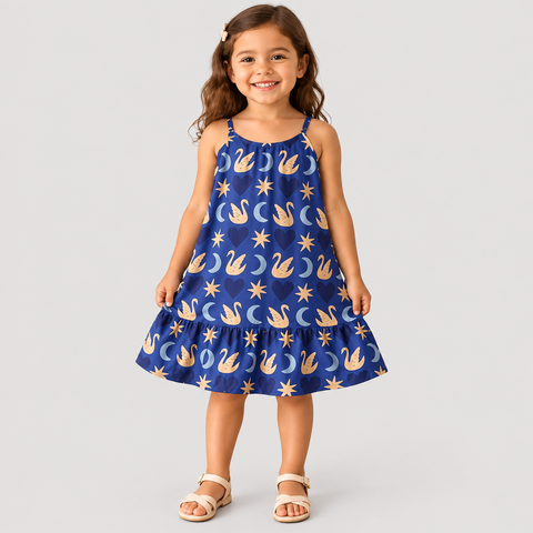VESTIDO SONHO AZUL FABULA AZUL