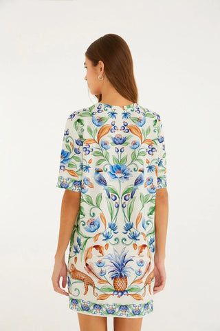VESTIDO TSHIRT BASICO ELSA FARM BRANCO
