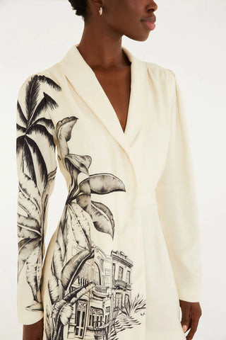 MACAQUINHO FEM BLAZER VILA TEREZA FARM OFF WHITE