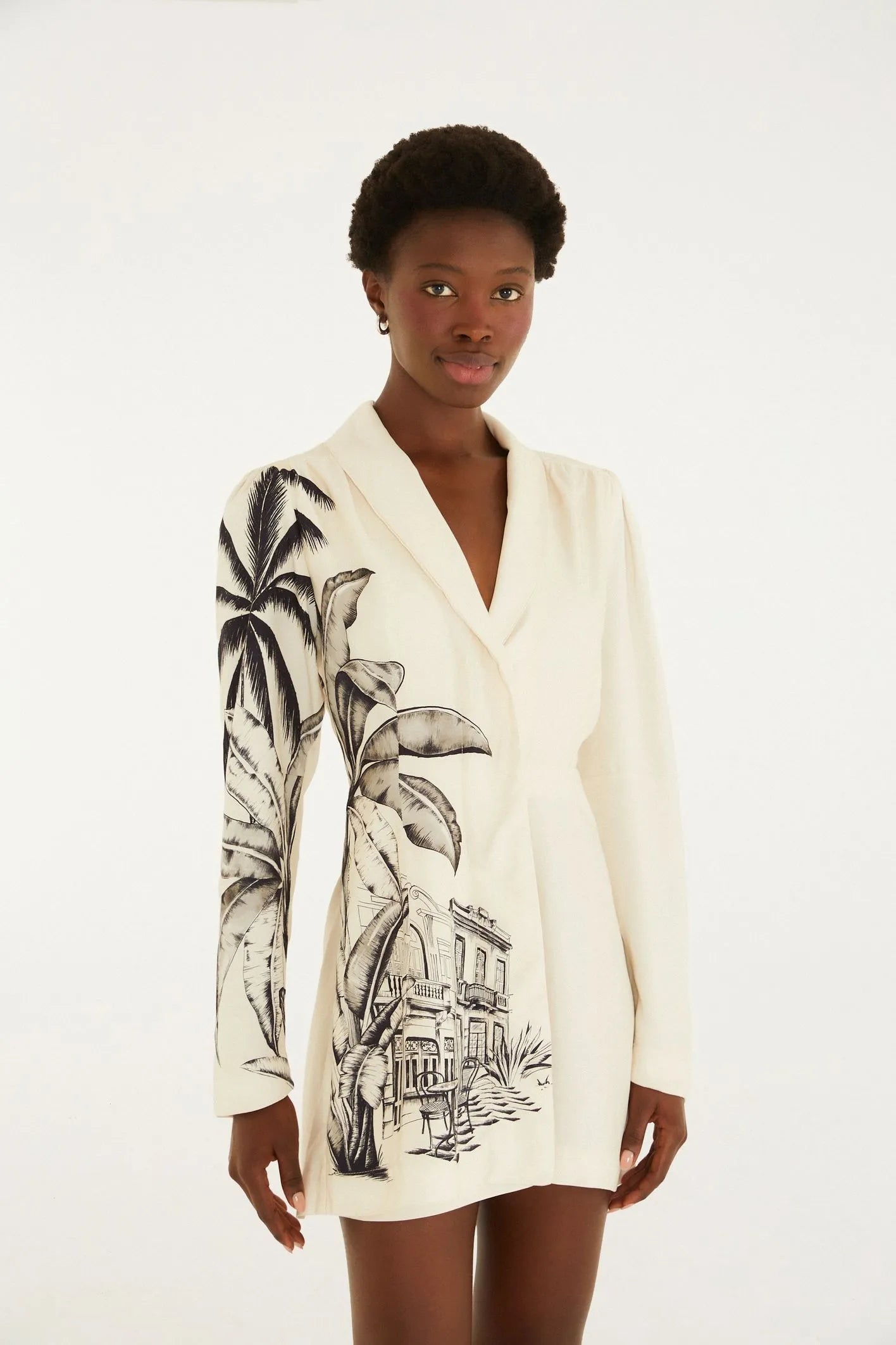 MACAQUINHO FEM BLAZER VILA TEREZA FARM OFF WHITE