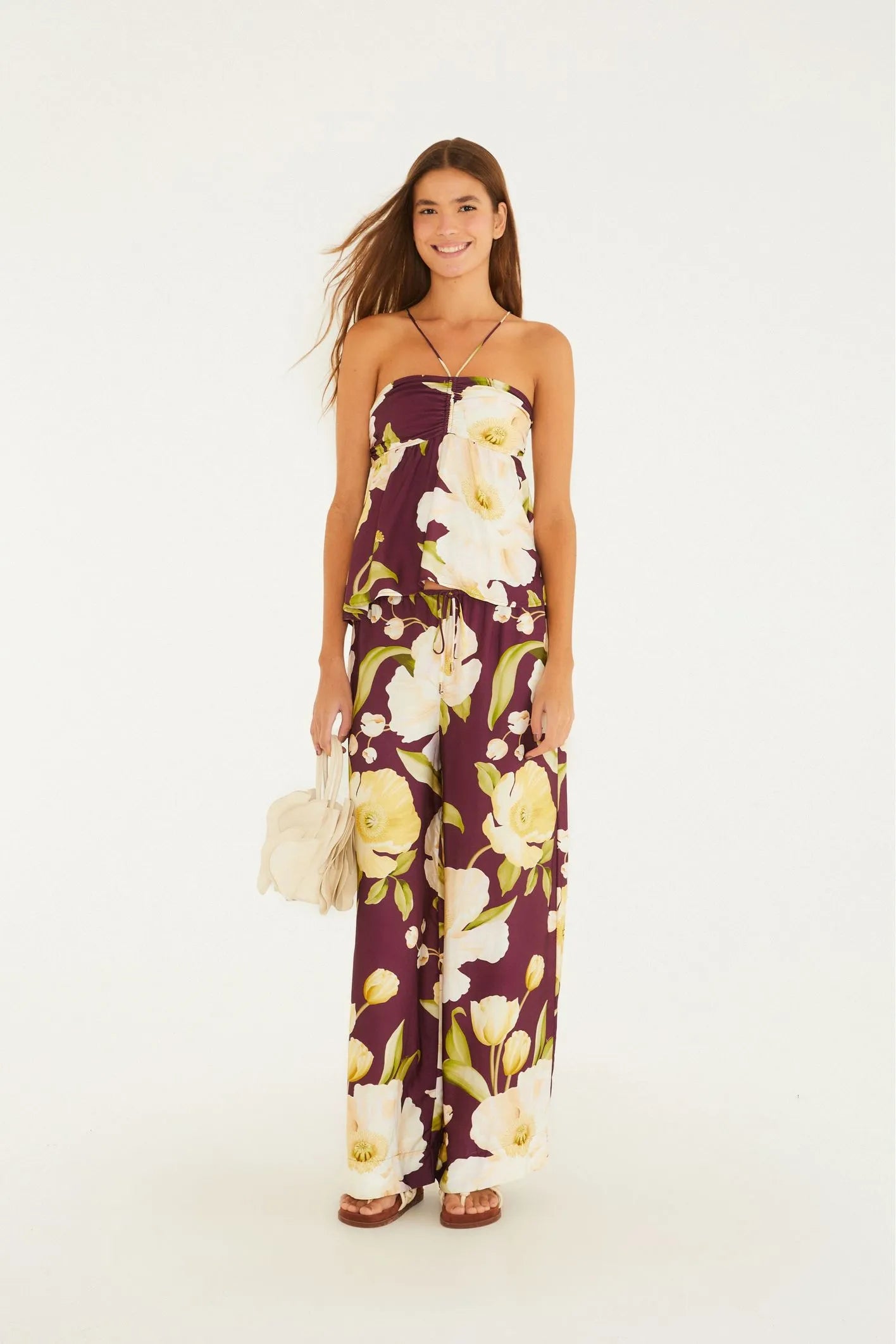 CALCA FEM FLORAL LOLA FARM ESTAMPADO