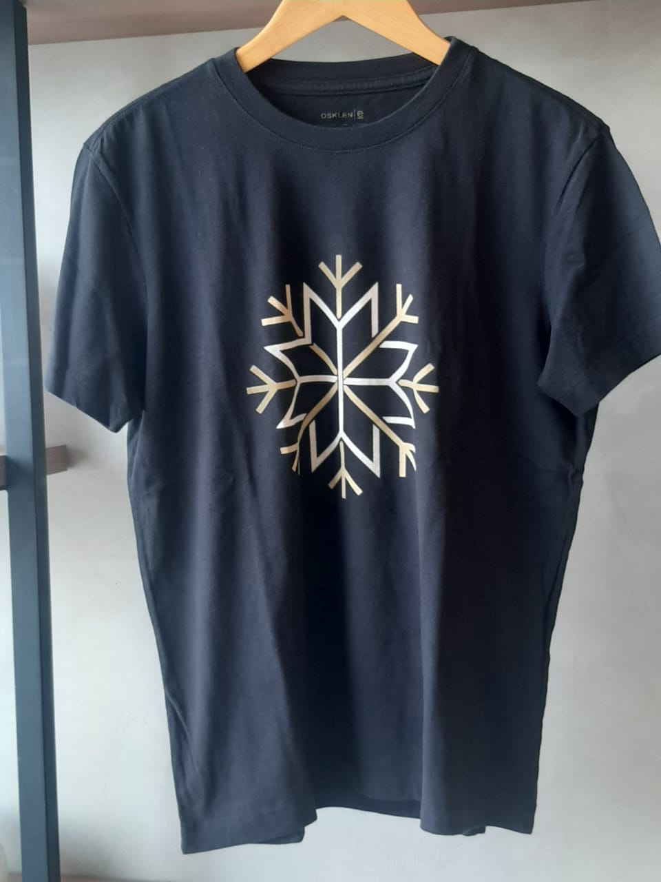 CAMISETA MAS MC SLIM VINTAGE SNOW ICON 3 PRETO