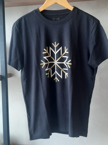 CAMISETA MAS MC SLIM VINTAGE SNOW ICON 3 PRETO