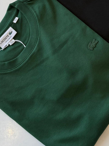 CAMISETA MAS MC LOGO LACOSTE VERDE 132