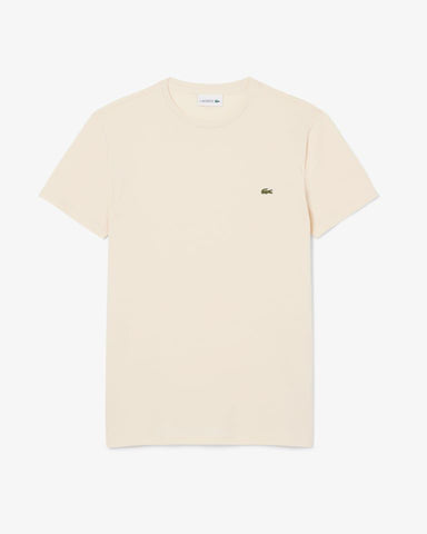 CAMISETA LACOSTE MC MASC BASICA BEGE 056