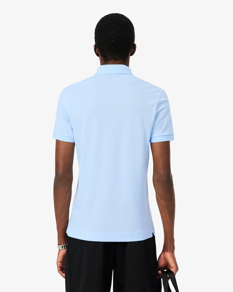 POLO MAS MC LACOSTE AZUL CLARO T01