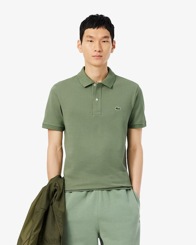 POLO MASC MC LACOSTE VERDE FOLHA 02M