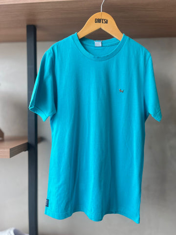 CAMISETA MC COLOR UP MALHA UM MAIS UM TURQUESA