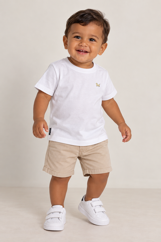 CAMISETA ESSENCIAL TEE BASICA UM MAIS UM BRANCO