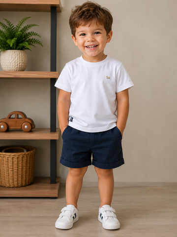CAMISETA ESSENCIAL TEE BASICA UM MAIS UM BRANCO
