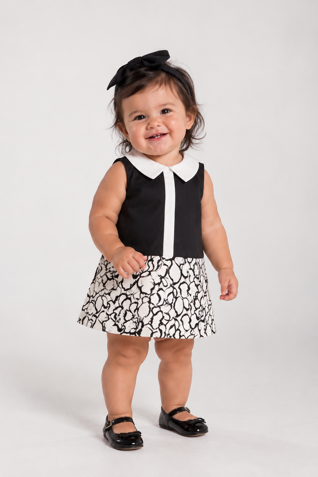 VESTIDO TRICOL DET GOLA REC BARRA RENDA PRETO