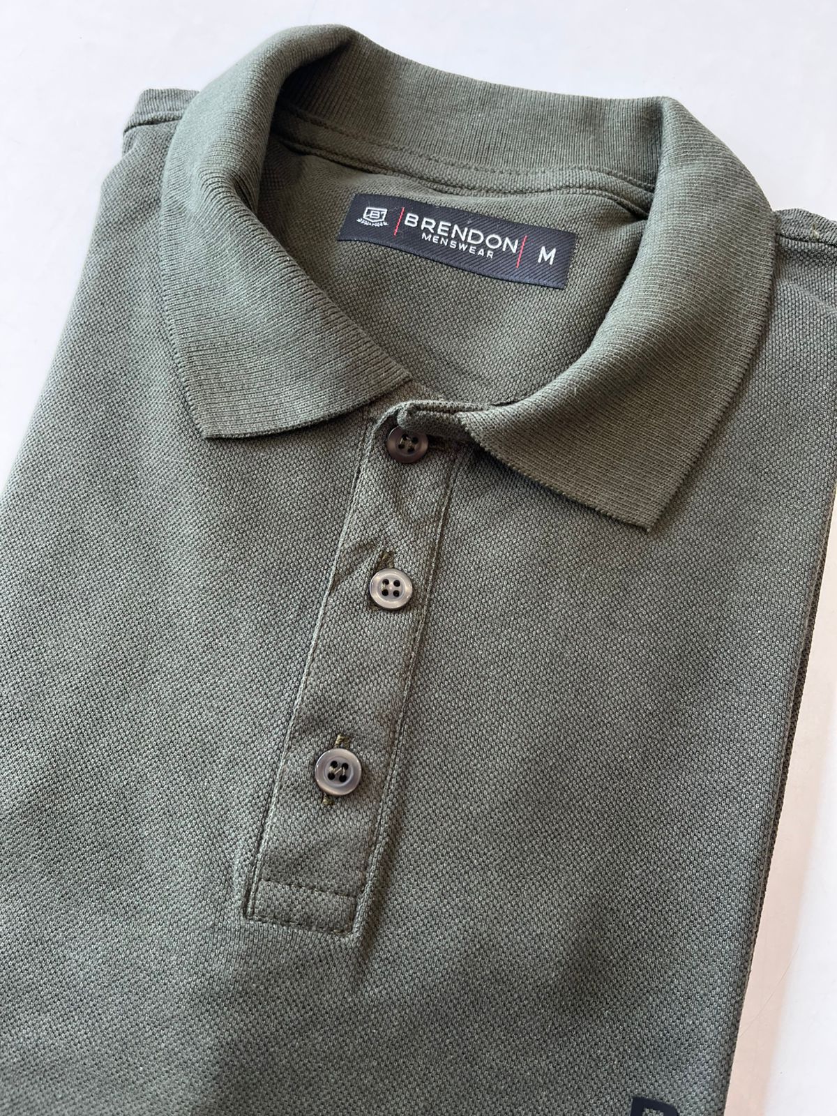POLO MAS MC PIQUET BRENDON VERDE MILITAR
