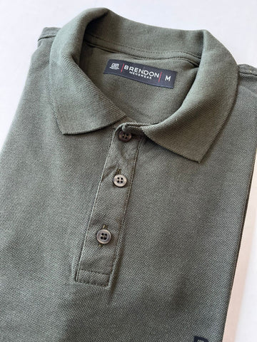 POLO MAS MC PIQUET BRENDON VERDE MILITAR