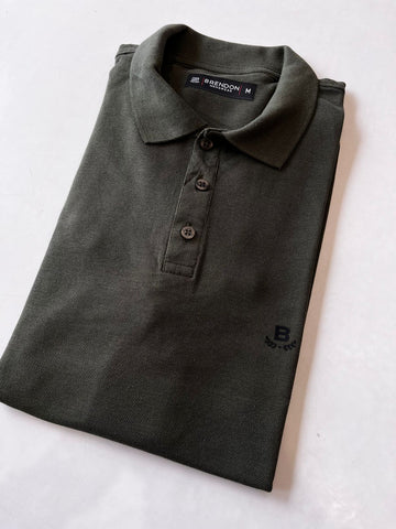 POLO MAS MC PIQUET BRENDON VERDE MILITAR