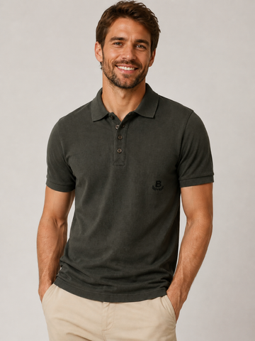 POLO MAS MC PIQUET BRENDON VERDE MILITAR