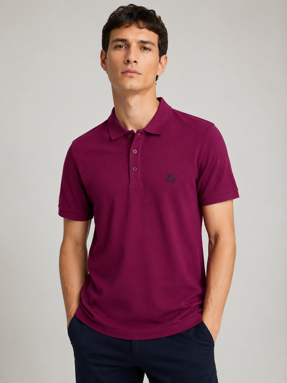 POLO MAS MC PIQUET BRENDON MARSALA