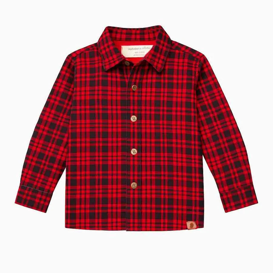 CAMISA MAS ML FESTA JUNINA VERMELHO