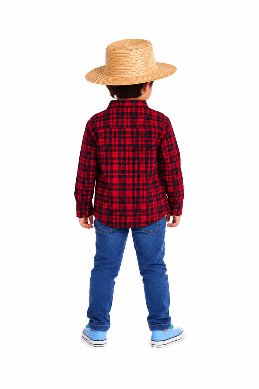 CAMISA MAS ML FESTA JUNINA VERMELHO