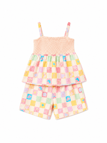 CONJ FEM BL TRICO E SHORT PONEI CLUBE CRU