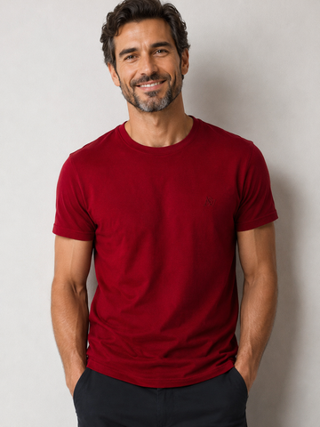 CAMISETA MAS MC A87 AEROPOSTALE VERMELHO
