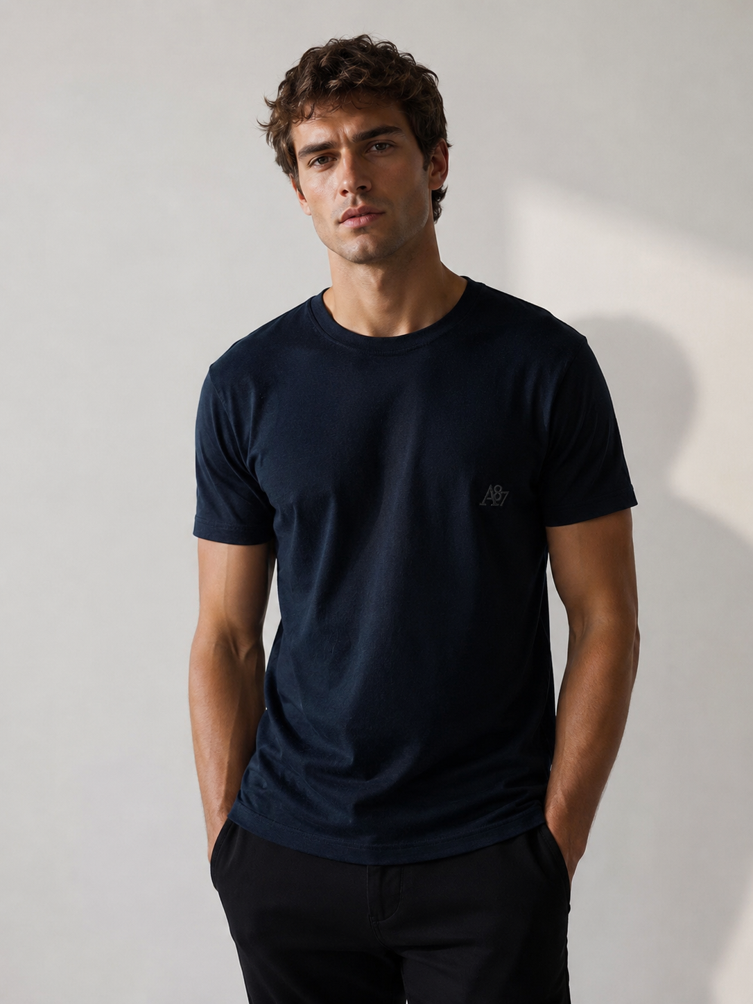 CAMISETA MAS MC A87 AEROPOSTALE PRETO