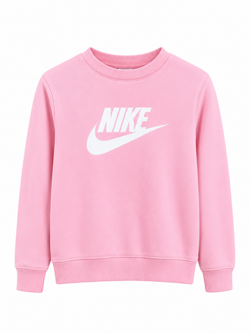 BLUSAO ML NIKE KIDS FEM FT CREW ROSA A0W