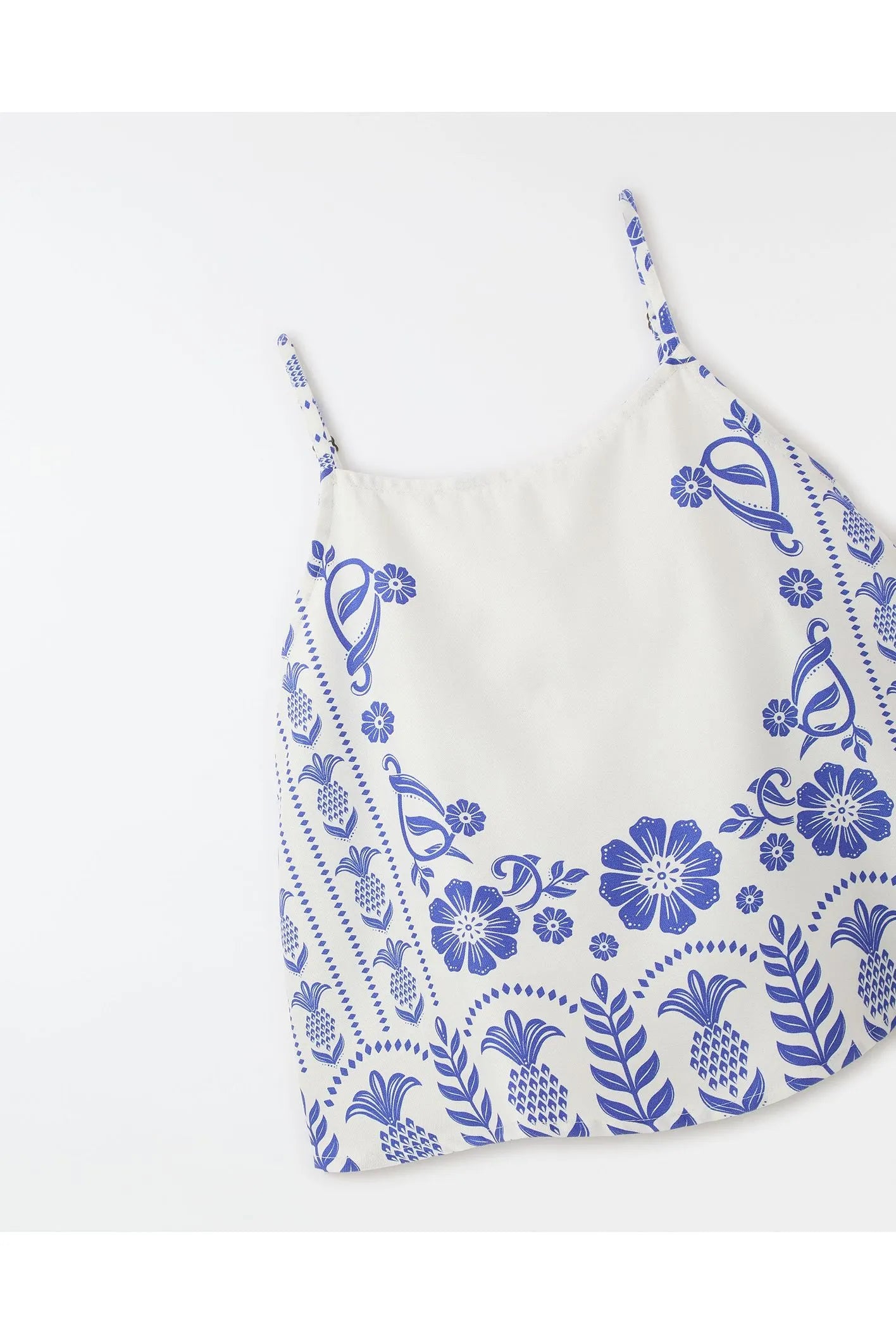 REGATA JUV FEM ESPLENDOR TROPICAL FUTURA BRANCO/AZUL