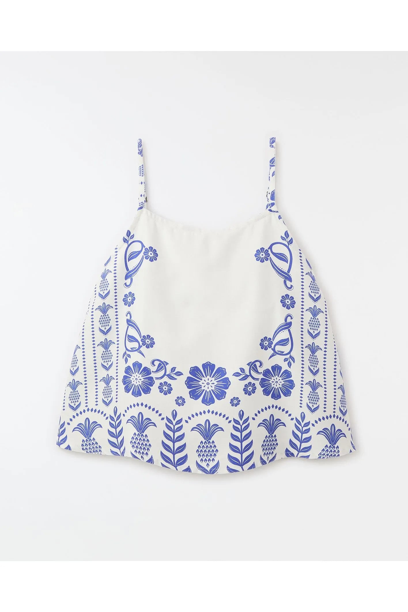 REGATA JUV FEM ESPLENDOR TROPICAL FUTURA BRANCO/AZUL