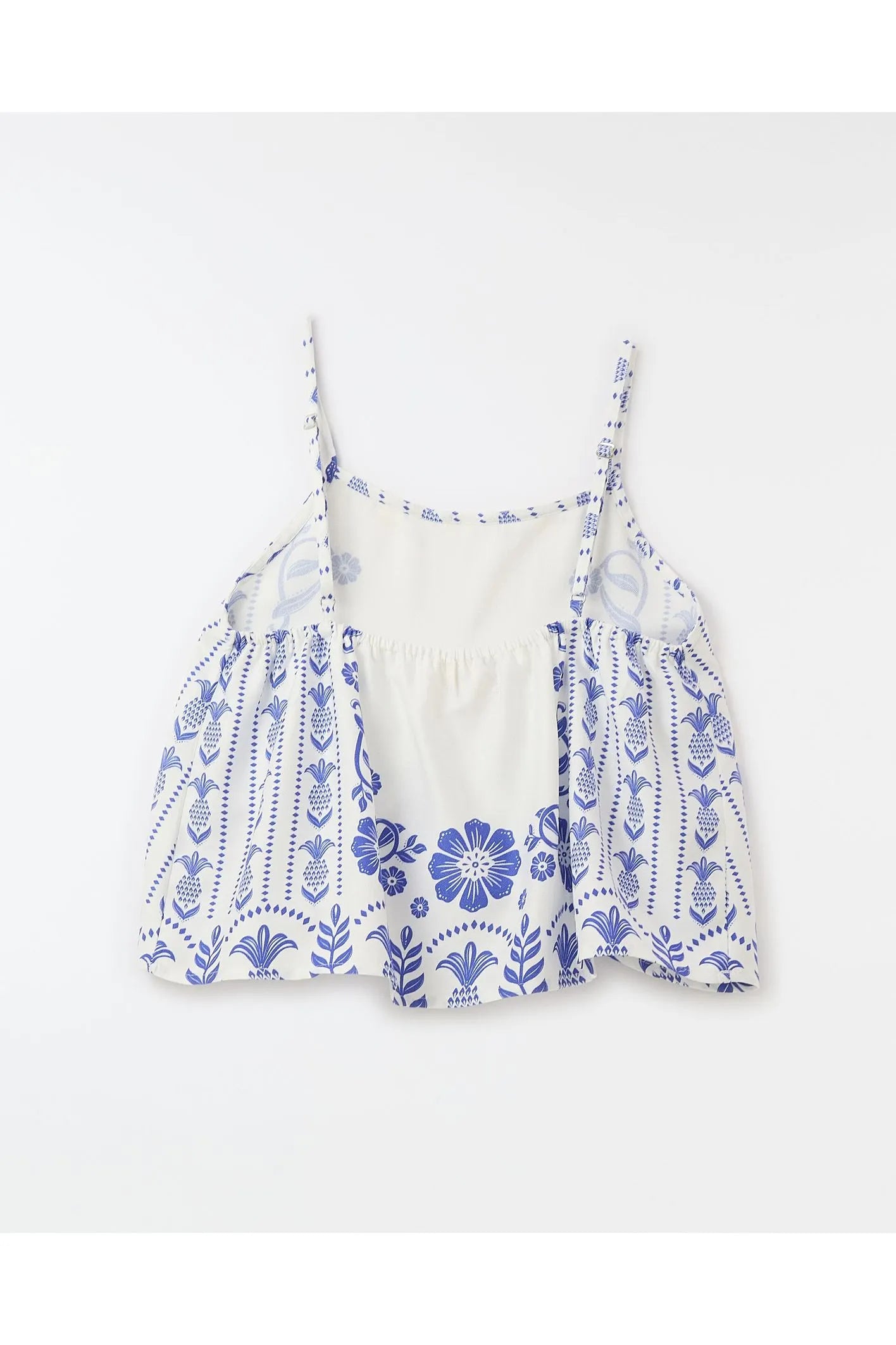 REGATA JUV FEM ESPLENDOR TROPICAL FUTURA BRANCO/AZUL