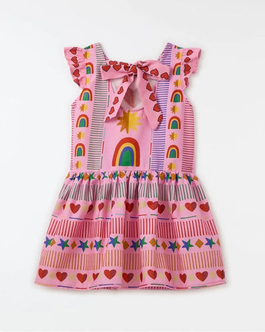 VESTIDO MIL CORACOES FABULA ROSA