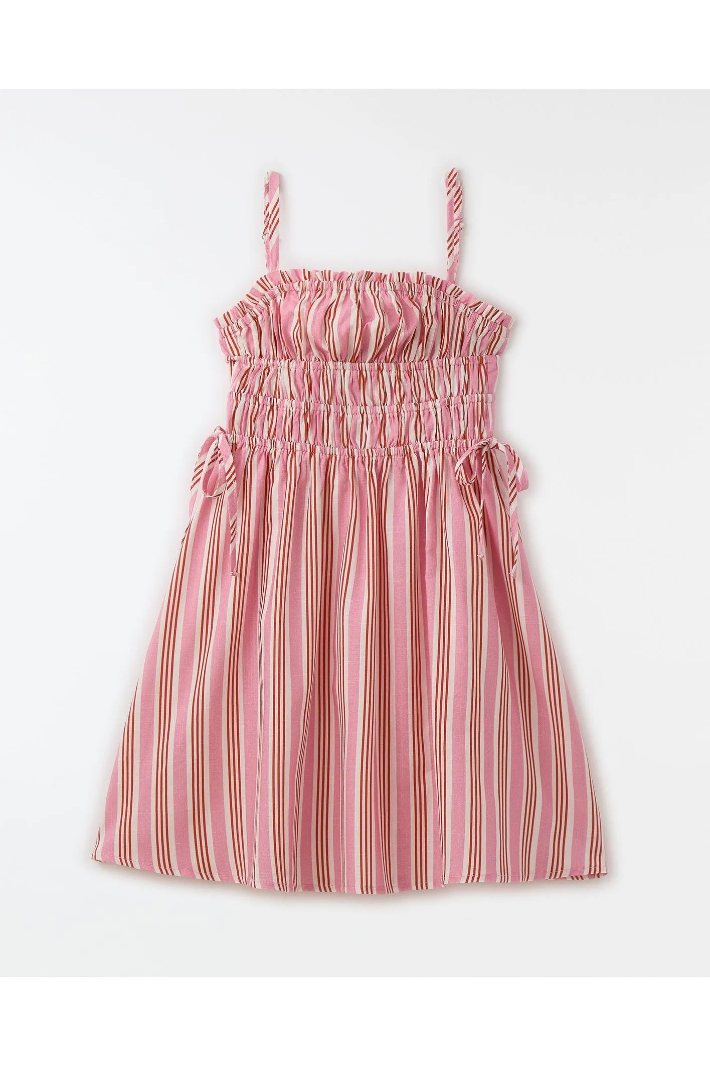 VESTIDO LISTRA AMOR FABULA ROSA