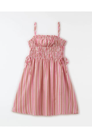 VESTIDO LISTRA AMOR FABULA ROSA