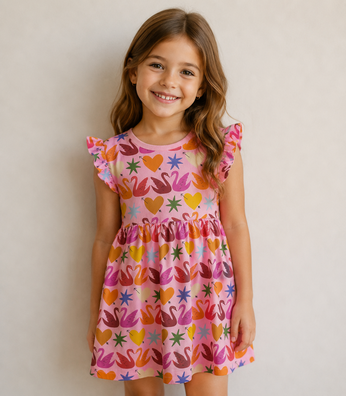 VESTIDO MALHA SONHO FABULA ROSA