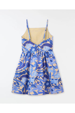 VESTIDO ZOO FLORES FABULA AZUL