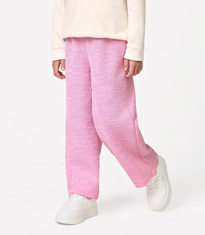 CONJ FEM BLUSAO COR STRASS CALCA TWEED OFF WHITE/ROSA