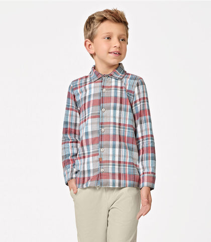 CAMISA ML FLANELA XADREZ TRICKNICK PRETO