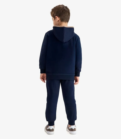 CONJ MAS JAQ CAP ZIP BOLD E CALCA MLT MARINHO
