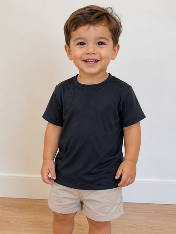 CAMISETA MC MAS KIDS DRY FIT BRENDON PRETO