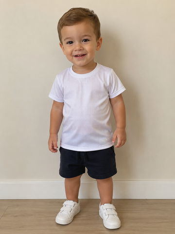 CAMISETA MC MAS KIDS DRY FIT BRENDON BRANCO