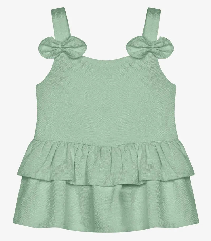 CONJ FEM BATA ALCA LACO SHORT VISC DOBBY VERDE LAGO