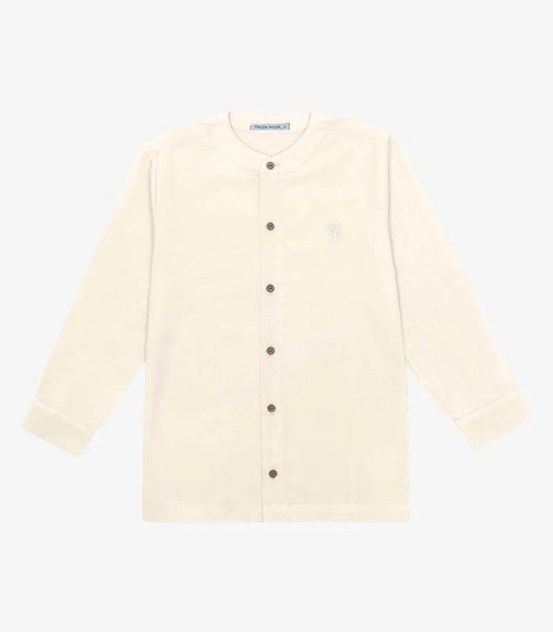 CAMISA ML GOLA PADRE VISCOLINHO DESERT OFF WHITE