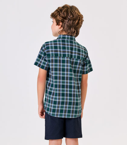 CAMISA MC TRICOLINE XADREZ TRICKNICK PINHEIRO