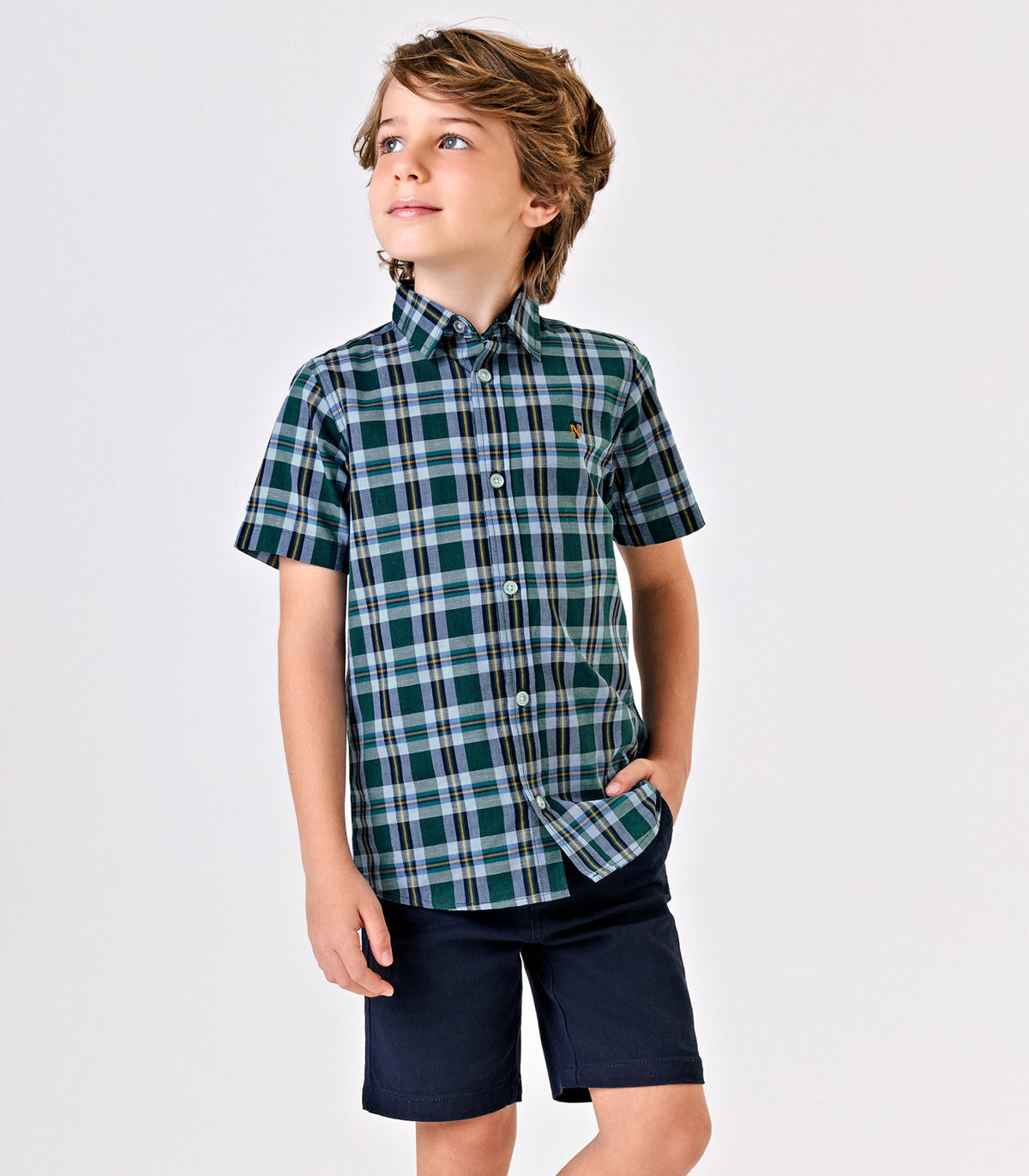 CAMISA MC TRICOLINE XADREZ TRICKNICK PINHEIRO