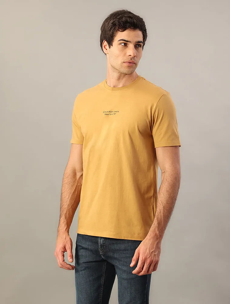 CAMISETA CKJ LOGO CALVIN KLEIN JEANS NY HAVANA