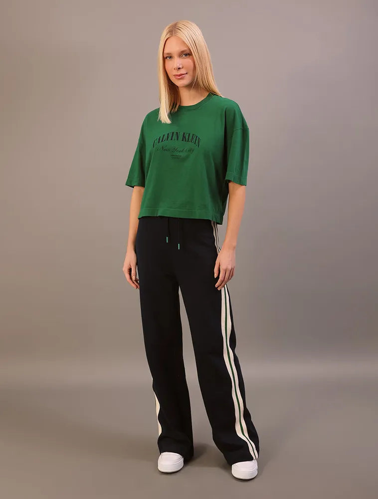 BLUSA CKJ FEM MC COPA NY VERDE