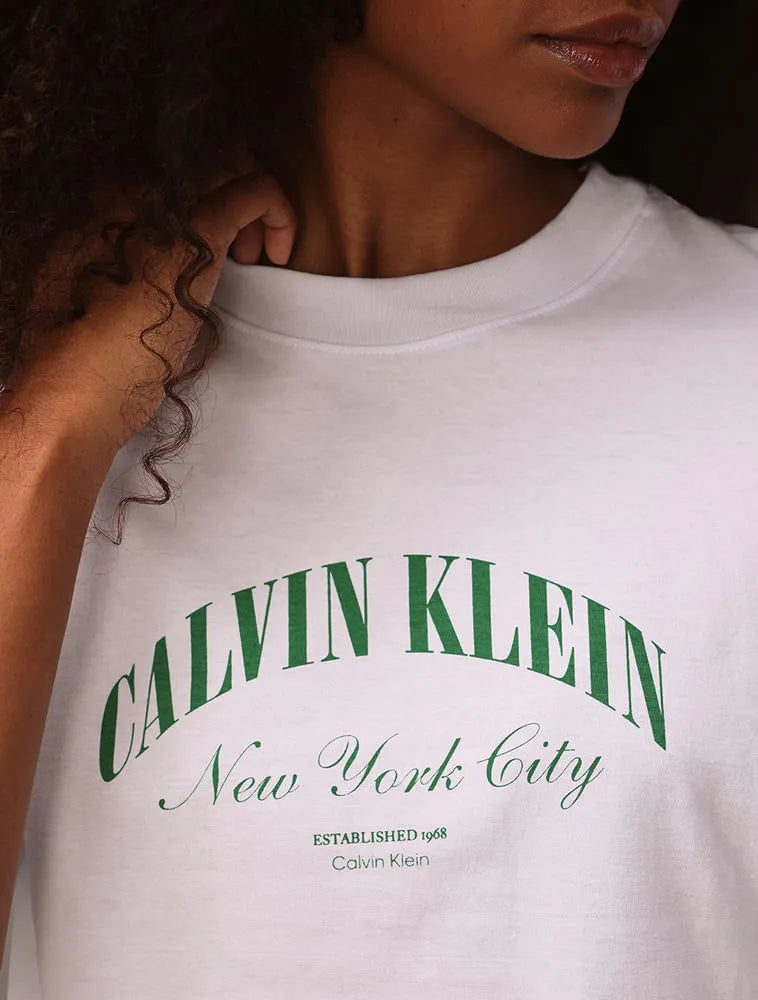 BLUSA CKJ FEM MC COPA NY BRANCO