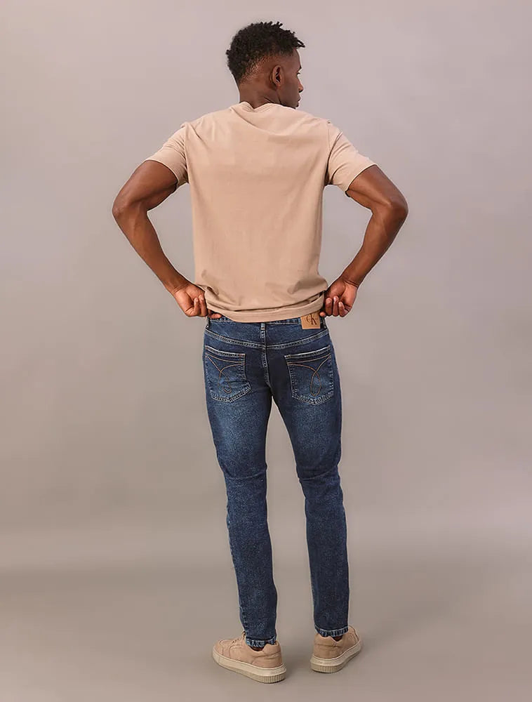 CALCA CKJ MAS JNS SUPER SKINNY 5 POCKETS AZUL MEDIO