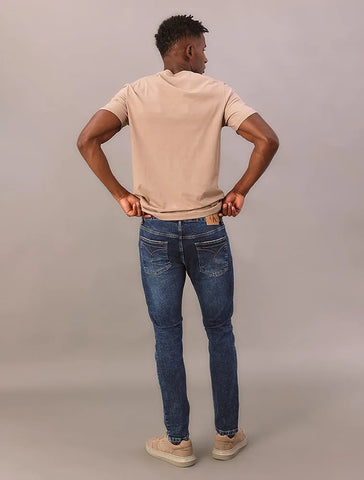 CALCA CKJ MAS JNS SUPER SKINNY 5 POCKETS AZUL MEDIO