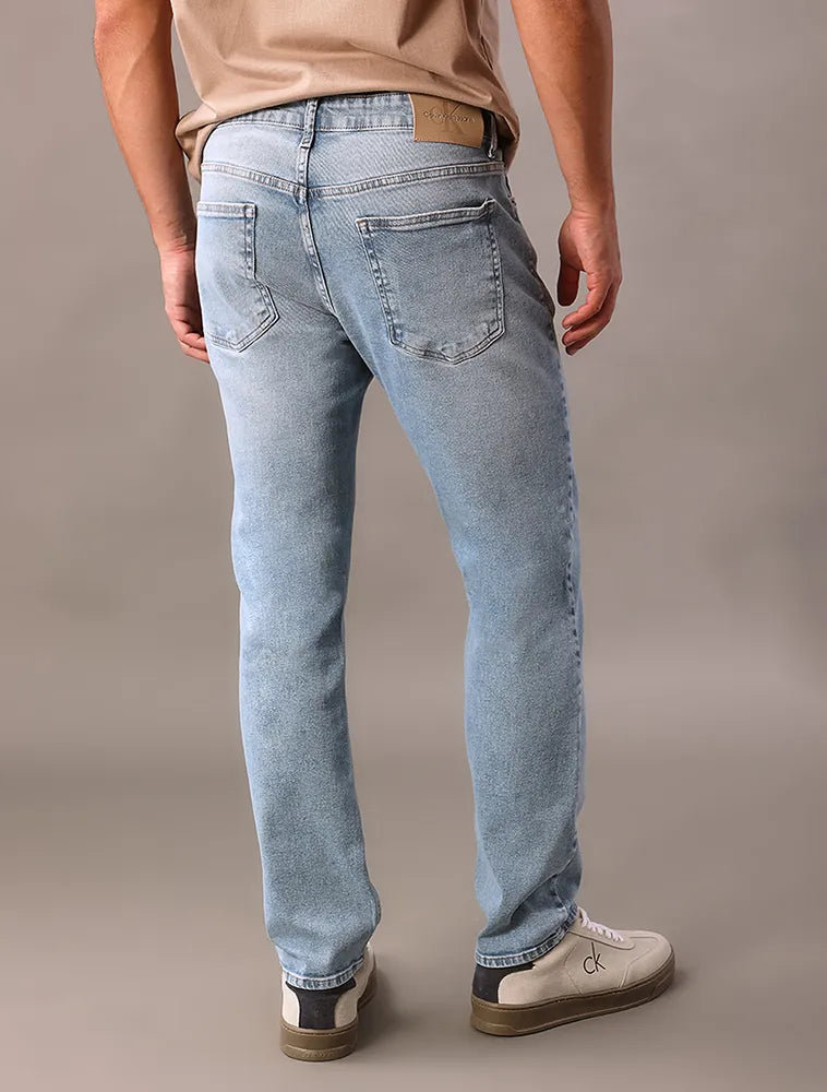 CALCA CKJ MAS JEANS SLIM 5 POCKETS AZUL CLARO