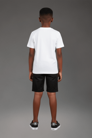 CAMISETA CKJ KIDS MAS LOGO COLLEGE BRANCO
